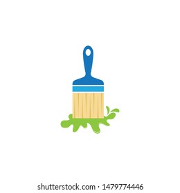 Paintbrush symbol illustration vector icon