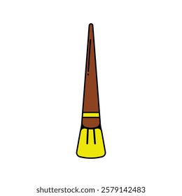 Paintbrush Tool Icon Illustration Vector