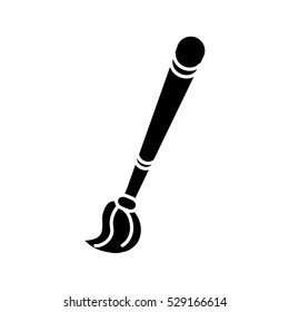 paintbrush utensils icon image vector illustration design 
