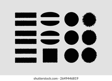 Paintbrush vector collection. Grunge elements, Brush stroke, ink paint brush, grunge lines.