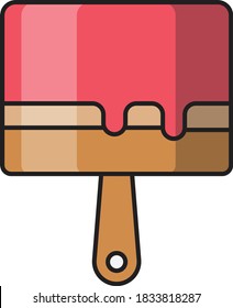 Farbpinsel-Vektorsymbol