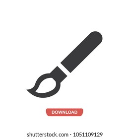 Paintbrush vector icon 