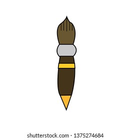 paintbrush vector icon 