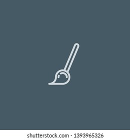 Paintbrush vector icon. Paintbrush concept stroke symbol design. Thin graphic elements vector illustration, outline pattern for your web site design, logo, UI. EPS 10.