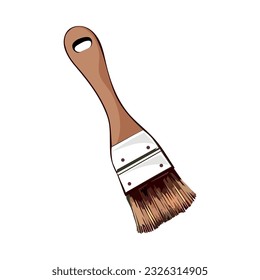 paintbrush work tool icon isolated