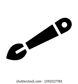 paintbrushes icon isolated sign symbol vector illustration - high quality black style vector icons
