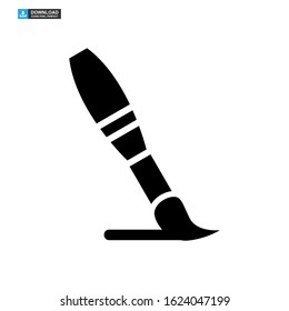 paintbrushes icon isolated sign symbol vector illustration - high quality black style vector icons
