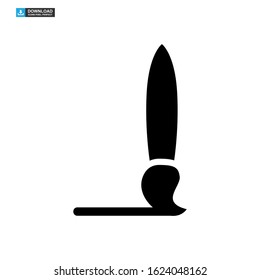 paintbrushes icon isolated sign symbol vector illustration - high quality black style vector icons
