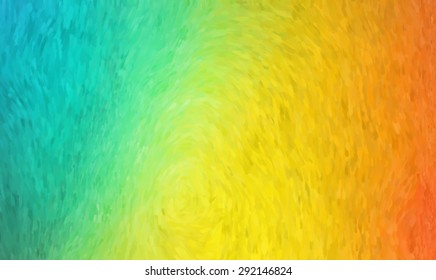 painted abstract rainbow background. vector illustration