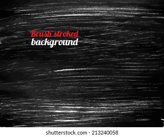 Painted black vector background