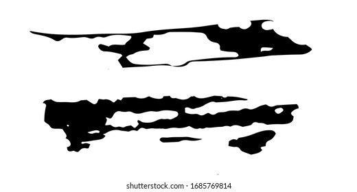 Painted Brushstroke. Grunge Monochrome Card. Background Painted Brushstroke. Pen Halftone Japanese Painting. Pencil Creative Halftone. Grunge