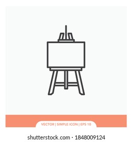 Painted canvas Symbol Icon Vector Illustration