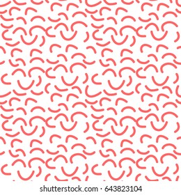 painted color pattern of graphic lines texture on white background