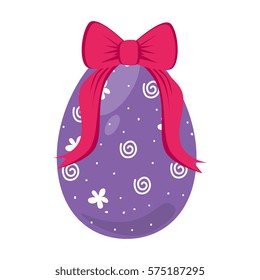 Painted easter eggs card