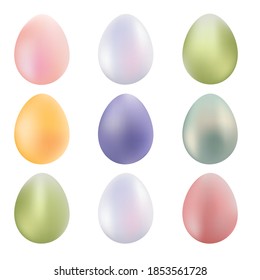 painted eggs easter vector event