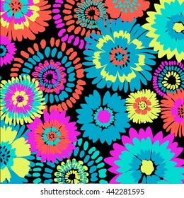 Painted flowers 