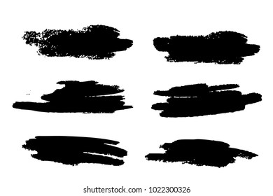 Painted grunge set.
