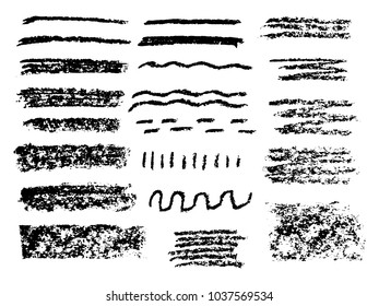 Painted grunge stripes set. Black labels, background, paint texture. Brush strokes vector. Handmade design elements.