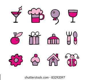 painted holiday icons