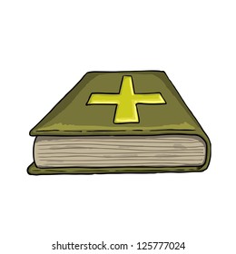 Painted holy bible, vector illustration