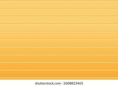 Painted horizontal yellow wooden rendering wall background for design