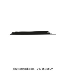 Маркер Painted ink Brush.Vector graphics