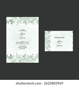 Painted in Petals — This floral invitation captures the artistic soul of your special day.
