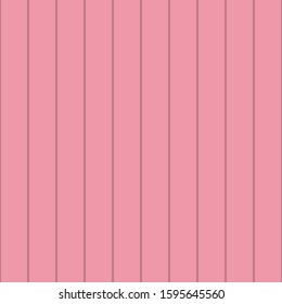 Painted pink wooden planks. Vertical view. Vector drawing. Background. Texture.