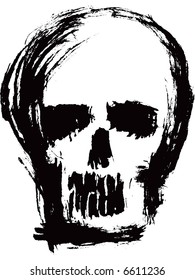 painted skull