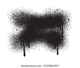 Painted spray elements. Grunge graffiti painted borders and shapes, dirty splatter street art strokes. Spray textured black lines vector illustration set. Graffiti art dirty, spot grunge splattered.