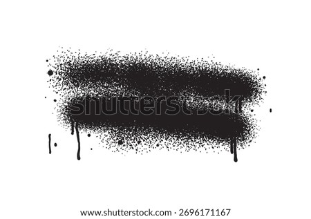 Painted spray elements. Grunge graffiti painted borders and shapes, dirty splatter street art strokes. Spray textured black lines vector illustration set. Graffiti art dirty, spot grunge splattered.