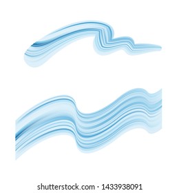 Painted with a stroke of a brush blue abstract background material.It's vector art so it's easy to edit.