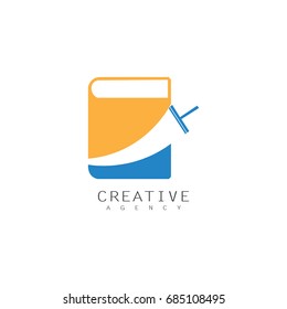 painted symbol logo