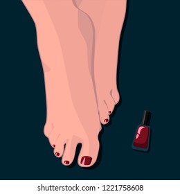 Painted Toenails Images, Stock Photos & Vectors | Shutterstock