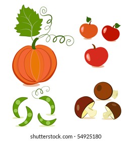 Painted Vegetables