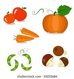 Painted Vegetables