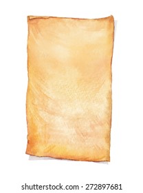 Painted watercolor old paper. Vectorized watercolor illustration. Use for your cards, flyers and invitations. 