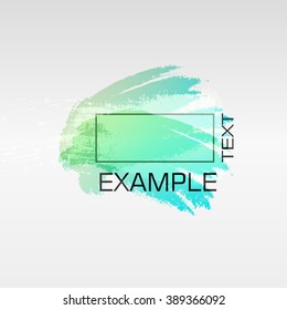 Painted Watercolor Vector Background