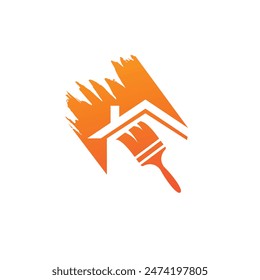 painter abstract logo modern style