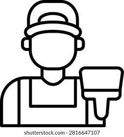 Painter art trades construction creative decoration