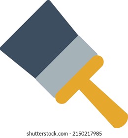 Painter brush icon. Worker equipment. Construction tool