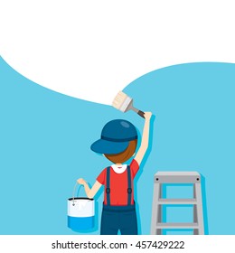 7,402 Boy painting wall Images, Stock Photos & Vectors | Shutterstock