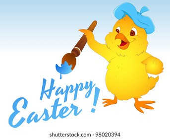 Painter Easter Chicken