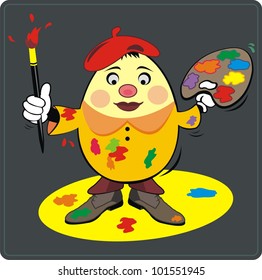 painter egg