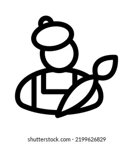 Malersymbol oder Logo einzeln auf Zeichen, Vektorgrafik - hochwertige Vektorsymbole in schwarzem Stil
