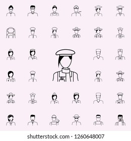 painter icon. Proffecions icons universal set for web and mobile