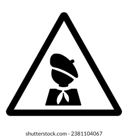 Painter Inside Symbol Sign ,Vector Illustration, Isolate On White Background Label. EPS10