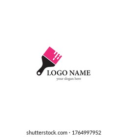 Painter Logo Template Vector Icon Design