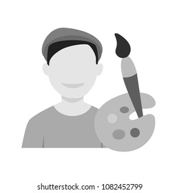 Painter Male Icon