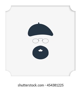 Painter, musician, writer illustration.